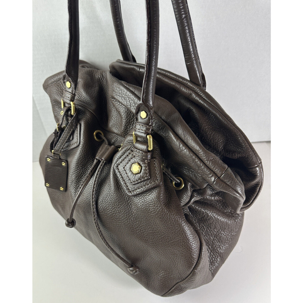 Marc by Marc Jacobs Classic Q Pebbled Leather Drawstring Satchel Bucket Bag - Picture 3 of 16